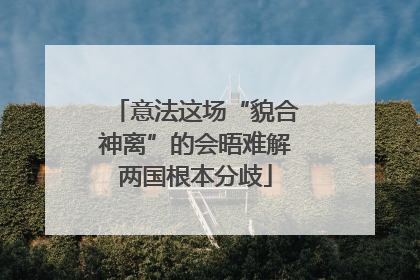 意法这场“貌合神离”的会晤难解两国根本分歧